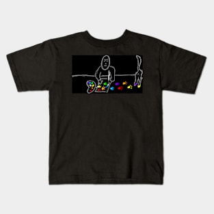 Art Cat. Kids T-Shirt